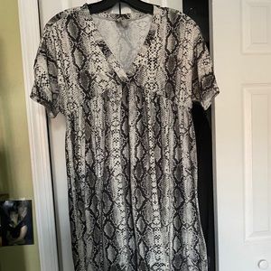 ASOS snake print dress